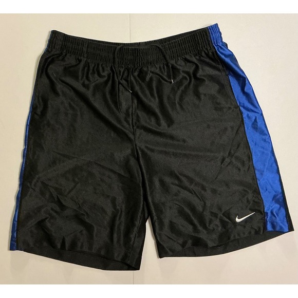 Nike Other - Y2K VTG Nike Basketball Dazzle Shimmer Silky Blk Mesh Shorts Drawstring Mens 2XL